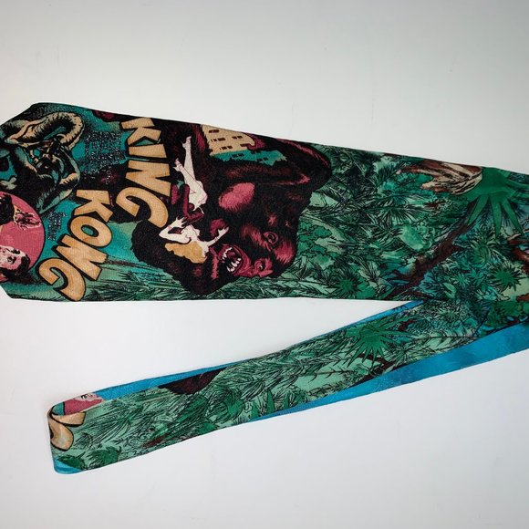 Vintage American Classic King Kong 100% Silk Tie - Picture 4 of 4